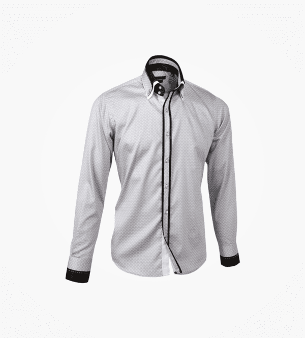 Dark Blue Winter Shirt - Image 2
